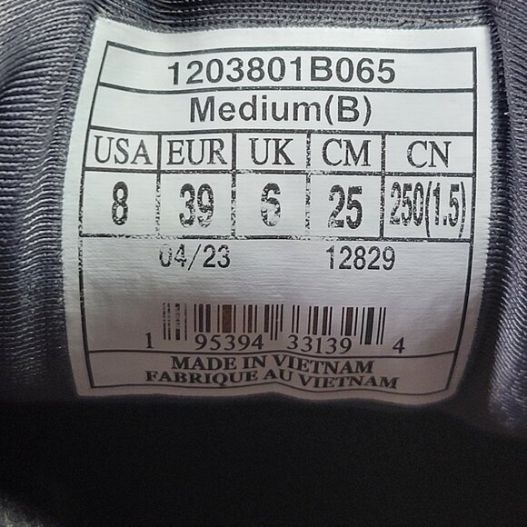 Brooks Ghost 15 Womens Shoes Size 8 Running Black Phlox Oriole Sneakers - Picture 12 of 12